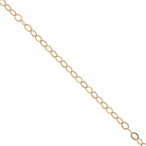 Catena maglia Forçat piatta mm. 1.5 Gold filled x cm.50