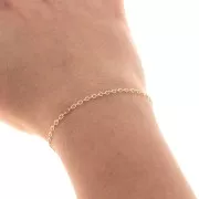 Catena maglia Forçat limée 1.9 mm Gold filled x cm.50