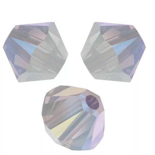Biconi PureCrystal 5328 4 mm White Opal Shimmer x50