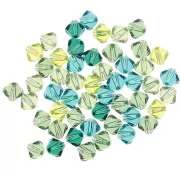 Mix di Biconi PureCrystal 5328 mm. 4 Verde x50