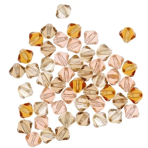 Mix di Biconi PureCrystal 5328 mm. 4 Pesca x50