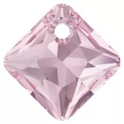 Pendente Princess Cut PureCrystal  6431 11.5 mm Light Rose x1