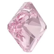 Pendente Princess Cut PureCrystal  6431 11.5 mm Light Rose x1