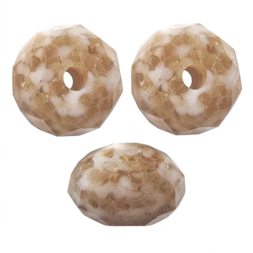 Sfera schiacciata PureCrystal 5041/A mm. 18 Mosaic Sand Opal x1