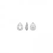 Cabochon PureCrystal 4320 18x13 mm Aquamarine Ignite x1