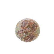 Cabochon rotondo 6 mm pietra gemma - Jaspe Leopard x1
