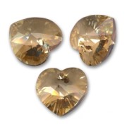 Cuori PureCrystal 6228 Crystal Golden Shadow mm. 10,3x10 x6|raw }}
