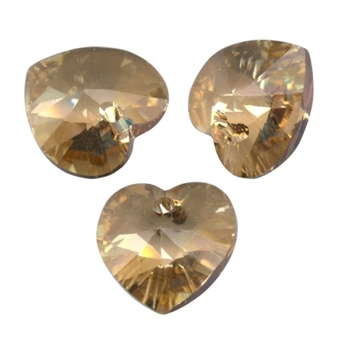 Cuori PureCrystal 6228 Crystal Golden Shadow mm. 10,3x10 x6