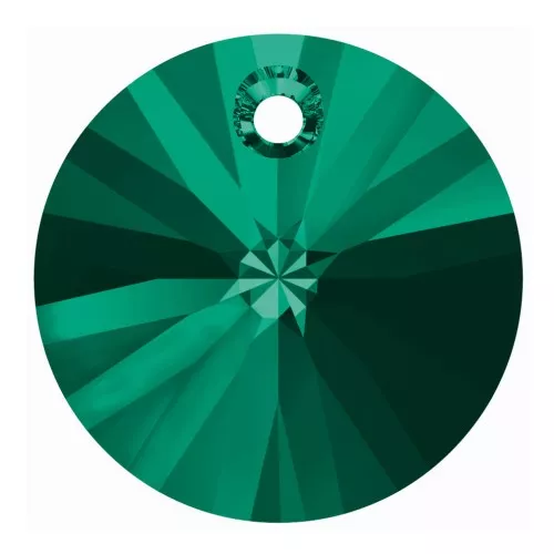 Pendente PureCrystal 6428 8mm Emerald x1