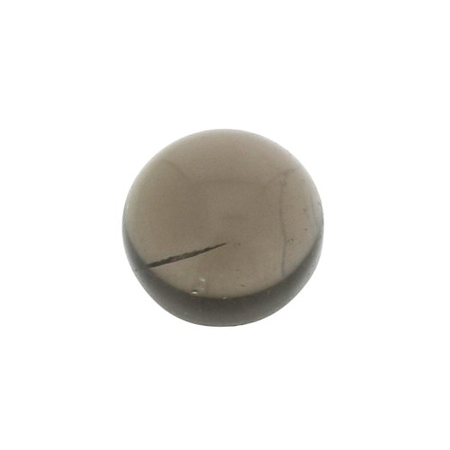 Cabochon rotondo 6 mm pietra gemma - Quartz fumé x1