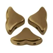 Perline in vetro Hélios® par Puca® 6x10 mm Dark Gold Bronze x10g