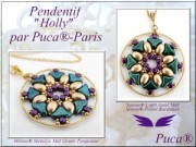 Perline in vetro Hélios® par Puca® 6x10 mm Dark Gold Bronze x10g