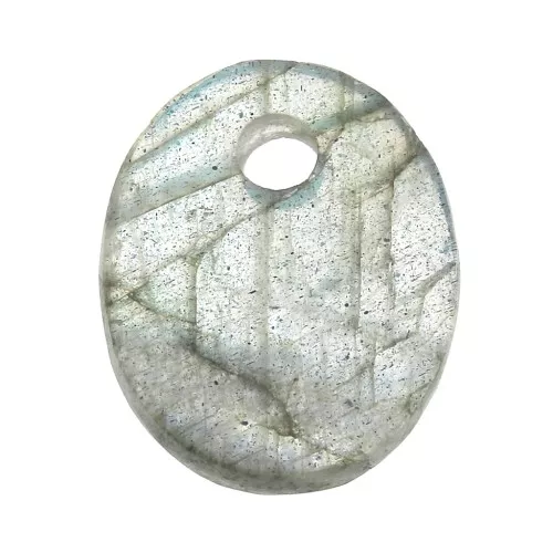 Sequin ovale 12x10 mm Pietra Gemma - Labradorite x1