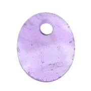 Sequin ovale 12x10 mm Pietra Gemma - Amethyste x1