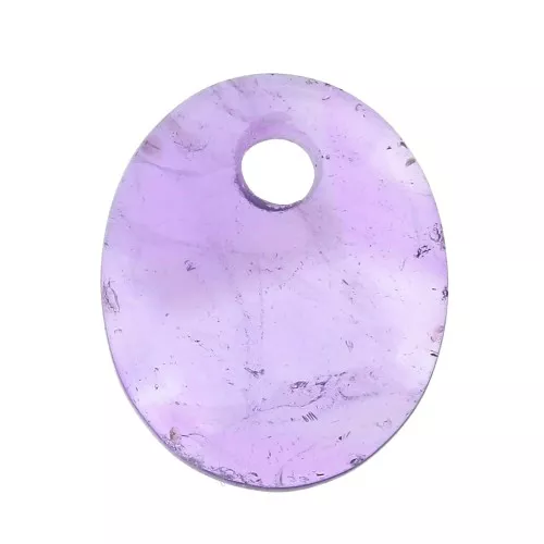 Sequin ovale 12x10 mm Pietra Gemma - Amethyste x1