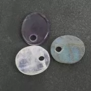 Sequin ovale 10x8 mm Pietra Gemma - Labradorite x1