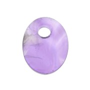 Sequin ovale 10x8 mm Pietra Gemma - Amethyste x1|raw }}