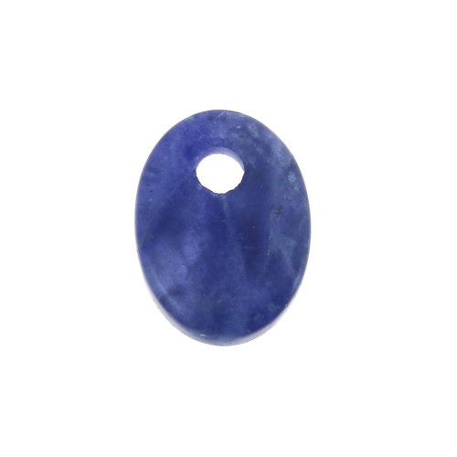 Sequin ovale 8x6 mm Pietra Gemma - Sodalite x1
