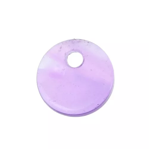 Sequin rotondo 8 mm Pietra Gemma - Amethyste x1
