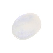 Disco piatto ovale 8x6 mm Pietra Gemma - Pietra di Luna x1|raw }}