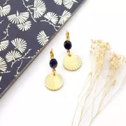 Disco piatto ovale 8x6 mm Pietra Gemma - Pietra di Luna x1