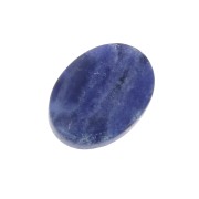Disco piatto ovale 8x6 mm Pietra Gemma - Sodalite x1|raw }}