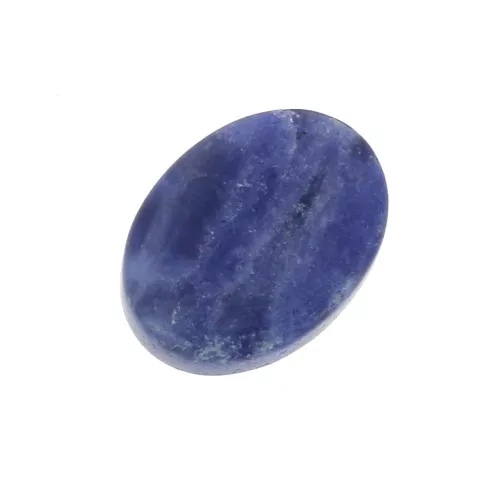 Disco piatto ovale 8x6 mm Pietra Gemma - Sodalite x1