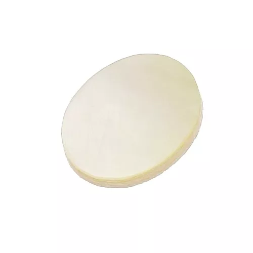 Disco piatto ovale 8x6 mm perle - Naturale x1