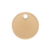 Sequin tondo in plexiglas 15 mm mod. legno - Marrone x1