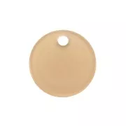 Sequin tondo in plexiglas 15 mm mod. legno - Marrone x1