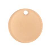 Sequin tondo in plexiglas 19 mm mod. legno - Marron  x1