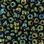 Perle Preciosa 9/0 2,5 mm - Iris verde x20gr|raw }}