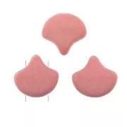 Perline in vetro Ginko Duo 2 fori 7.5x7.5 mm Bondeli Matt Coral x10g