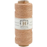 Bobina di 62 metri filo di canapa Hemp Cord 1.1 mm Cappuccino