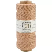 Bobina di 62 metri filo di canapa Hemp Cord 1.1 mm Cappuccino
