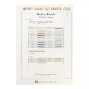 Perle - Tavola colori Miyuki Delica 11/0 - Sample Card (n°1012) - Duracoat Opaco Dyed Col Tavola colori Miyuki Delica 11/0 - Sample Card (n°1012) - Duracoat Opaco Dyed Col