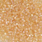 Miyuki Delica 11/0 Hex Cut  DBC0100 - Transparintee Light Topaz AB Cut x8g