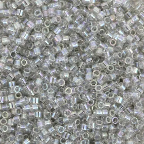 Miyuki Delica 15/0 DBS1251 - Transparinte Gray Mist AB x5g