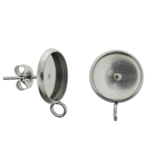 Set 11 Orecchini Ipoallergenici In Acciaio Chirurgico 316L: Perno Retro Piatto, Cerchi, Polsini Per Cartilagine E Piercing Multipli