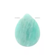 Perline Amazonite briolette piatte mm. 12x9 x5