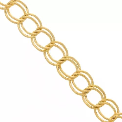 Catena piatta mm. 11 dorato xm. 1