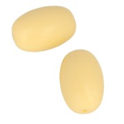 Perline di silicone forma di oliva 20x13 mm per l'attacco del ciuccio- Giallo x2|raw }}