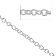Catena a maglia Forzatina da 2 mm - Argento 925 x 50 cm
