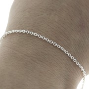 Catena a maglia Forzatina da 2 mm - Argento 925 x 50 cm