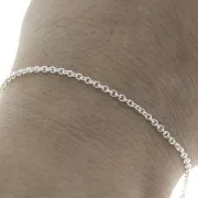 Catena a maglia Forzatina da 2 mm - Argento 925 x 50 cm