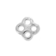 Chiusura regolabile 4 fori per cordone 0.8 mm in Arginto 925 x1|raw }}
