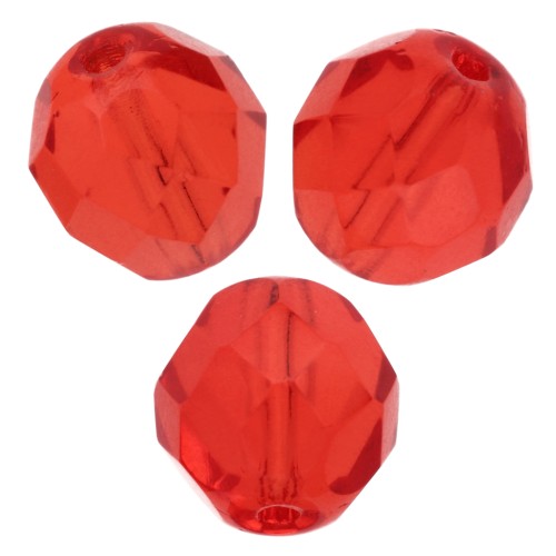 Sfaccettate mm 8 Light Siam  x20