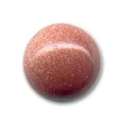 Cabochon tondo mm. 8 Gold Stone - Imitation Pierre de soleil