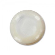 Cabochon tondo mm. 8 Madreperla bianca x1