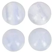 Cabochon tondo mm.  8 Blue Lace Agate